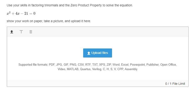 Use your skills in factoring trinomials and the Zero Product Property to solve the-example-1