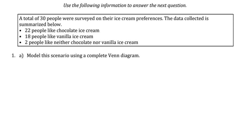 How to draw this venn diagram please and also explain ur steps how u got the numbers-example-1