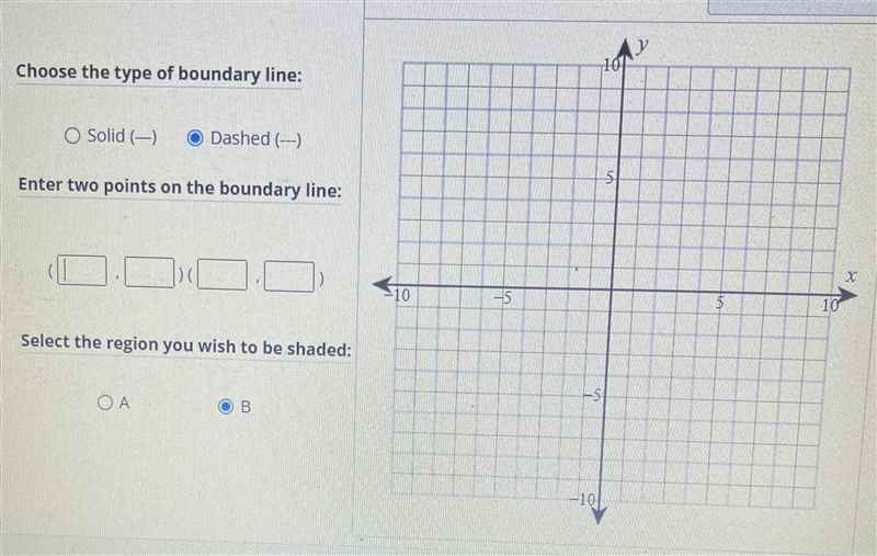 Solve the system of two inequalities.y<6y≥-4Same format as the question below. Only-example-2