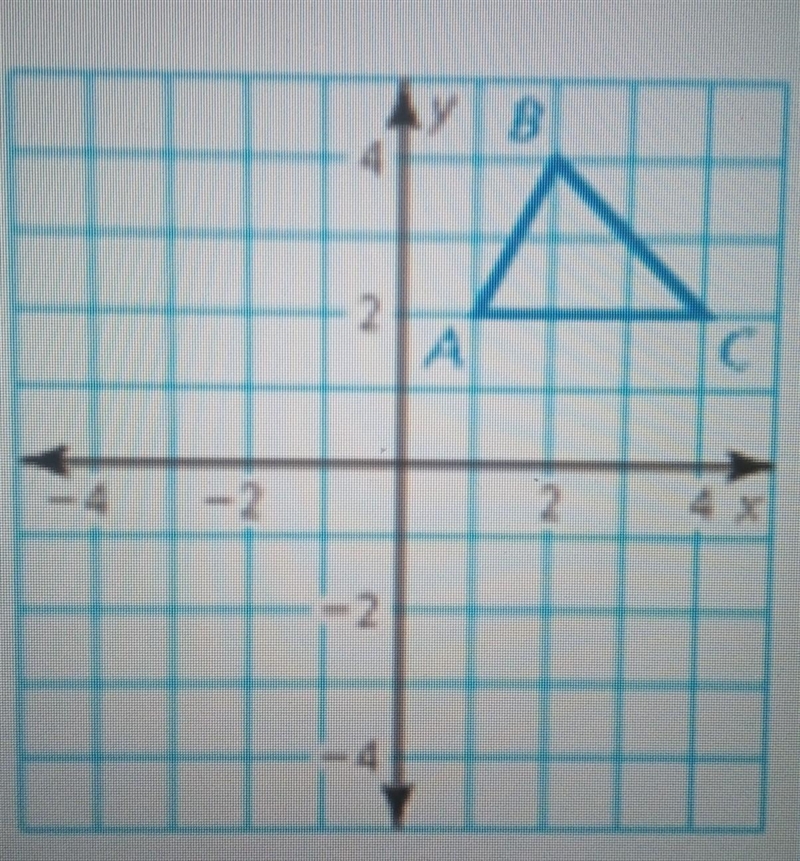 1) List the vertices of triangle ABC2) List the vertices of triangle A',B',C', the-example-1