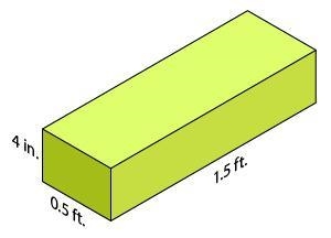 What is the volume of the figure in cubic inches?-example-1