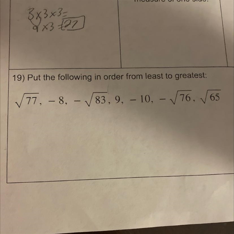 Please help me!!!! put from least to greatest-example-1