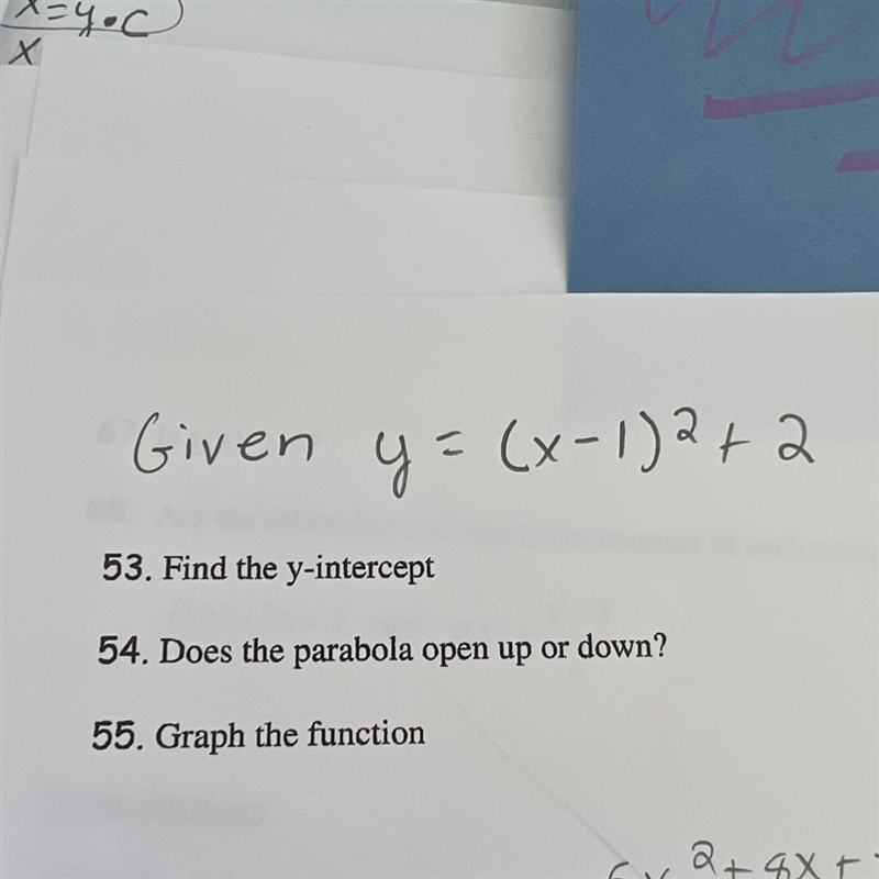 How do you do numbers 53 through 55? Thanks to anyone who responds!-example-1