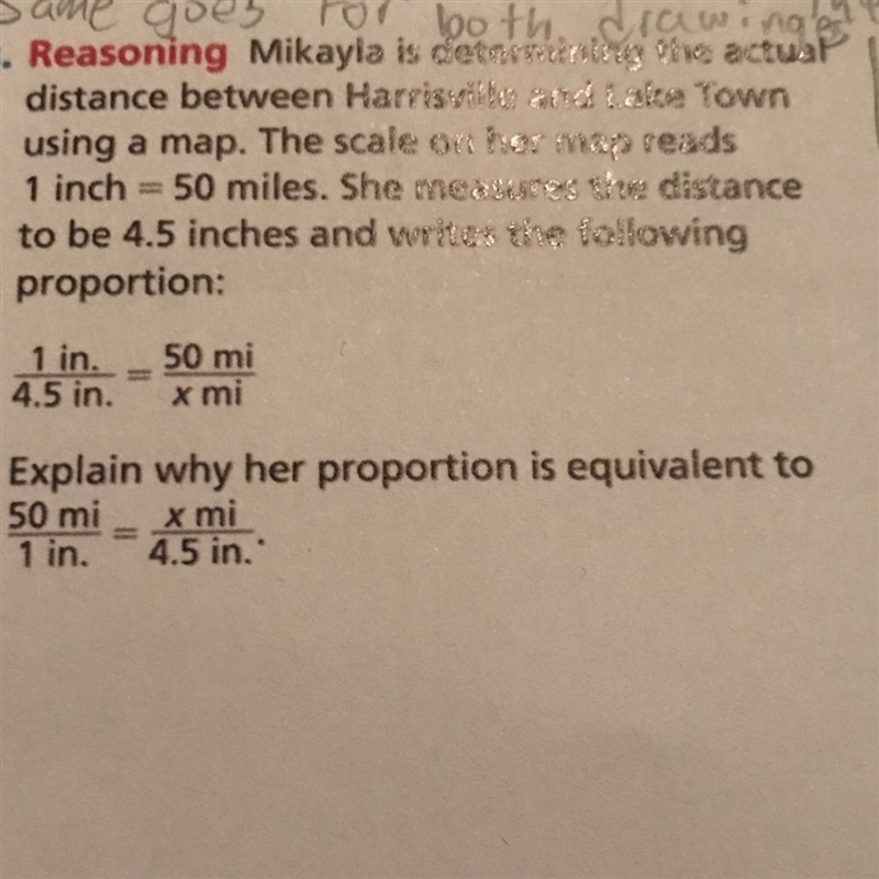 PLEASE ANSWER QUICK !!!! Mikayla is determining the actual distance between Harrisville-example-1