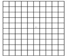 Color in the grid to represent the fraction 25/100-example-1