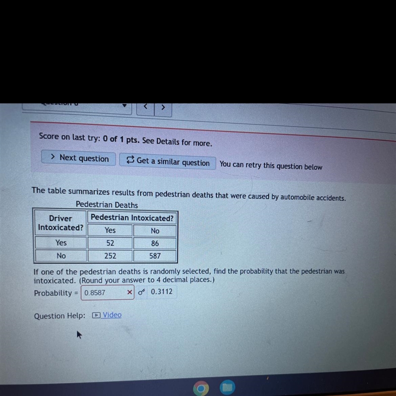 Please PLEASE HELP someone explain how the answer is 0.3112-example-1