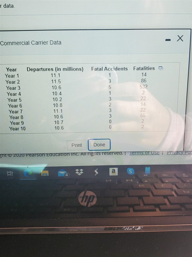 the accompanying table pertains to schedule commercial carriers for a certain country-example-1