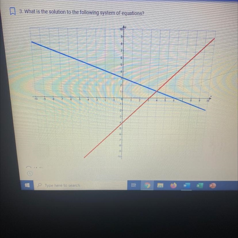 Hi I need help please , the answer choices are , (4,1). (1,4). (3,-4). (3,6)-example-1