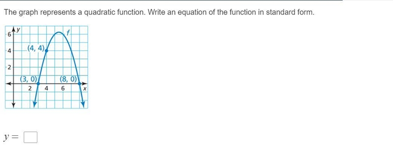 Represent a quadratic function-example-1