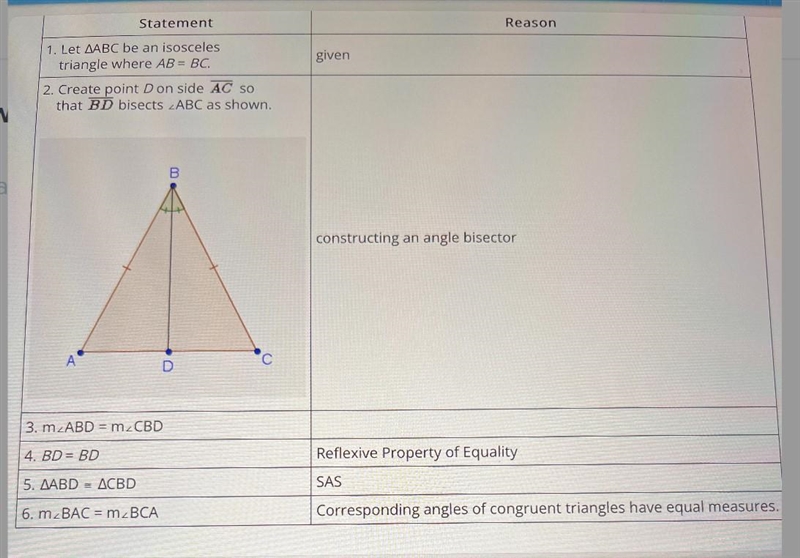 Given: Triangle ABC is an isosceles triangle where AB = BC-example-2