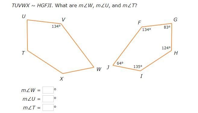 What is the angles for: Angle W angle U angleT-example-1