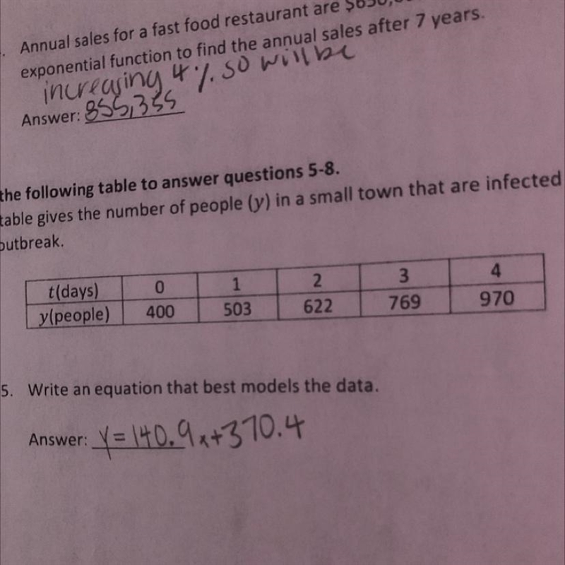 6.Use the model to predict the number of people who will be infected in 10 days.Answer-example-1