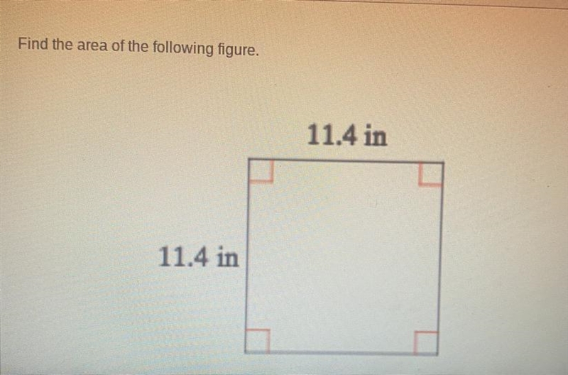 Question: find the area of the following figure.-example-1