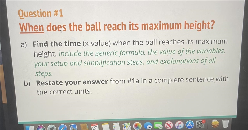 H = -16t^2 + 36t + 56 Where H is the height of the ball after t seconds have passed-example-1