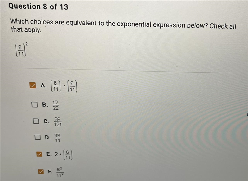 Are these correct? If not, can you explain to me why? I’m so confused!-example-1