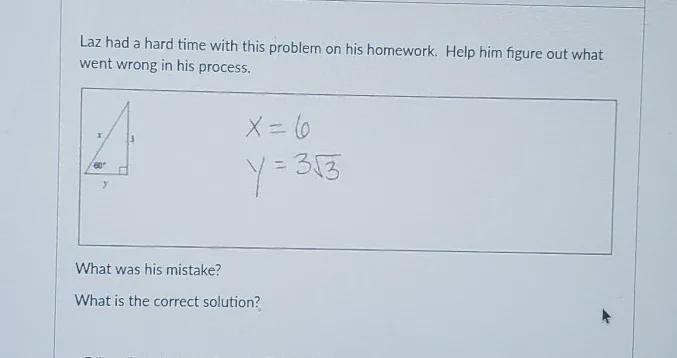 (Word Problem) Laz had a hard time with his problem on homework. Help him figure out-example-1