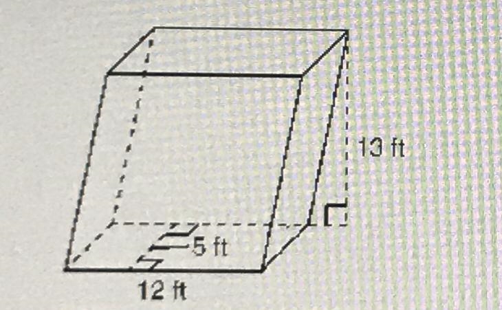 A prism has congruent parallelograms for bases. One pair of parallel sides of the-example-1