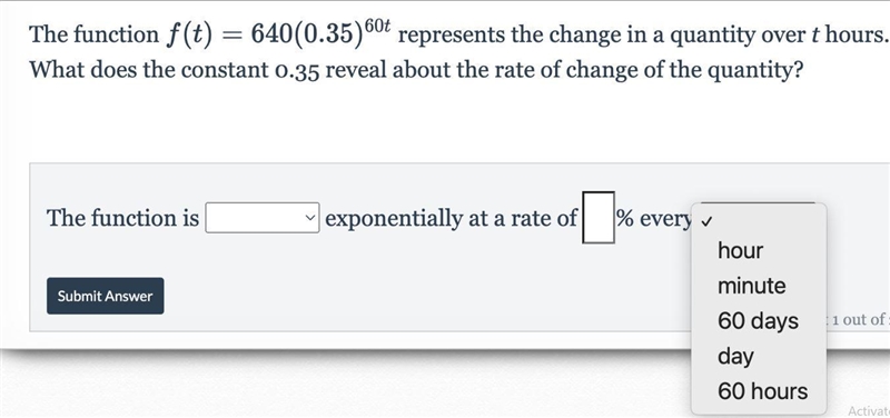 What does the constant 0.35 reveal about the rate of change of the quantity?-example-2