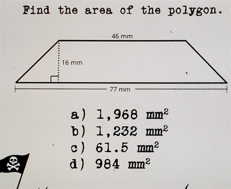 Find the area of the polygon​-example-1