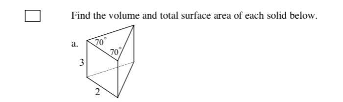 Total surface area and volumeplease be as straightforward as possible thank you-example-1