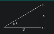 Solve For X, using the given triangle. Please answer quick! Also, keep in mind that-example-1