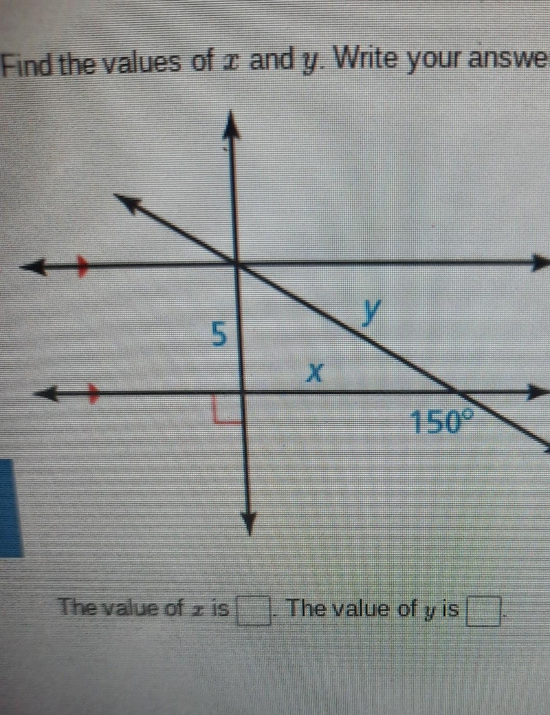 Fine the values of x and y write the answer in simplest form-example-1