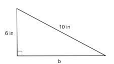 What is the length of b in the triangle?-example-1