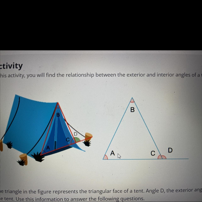 Part BWrite an equation that represents the sum of the measurements of angles C and-example-1