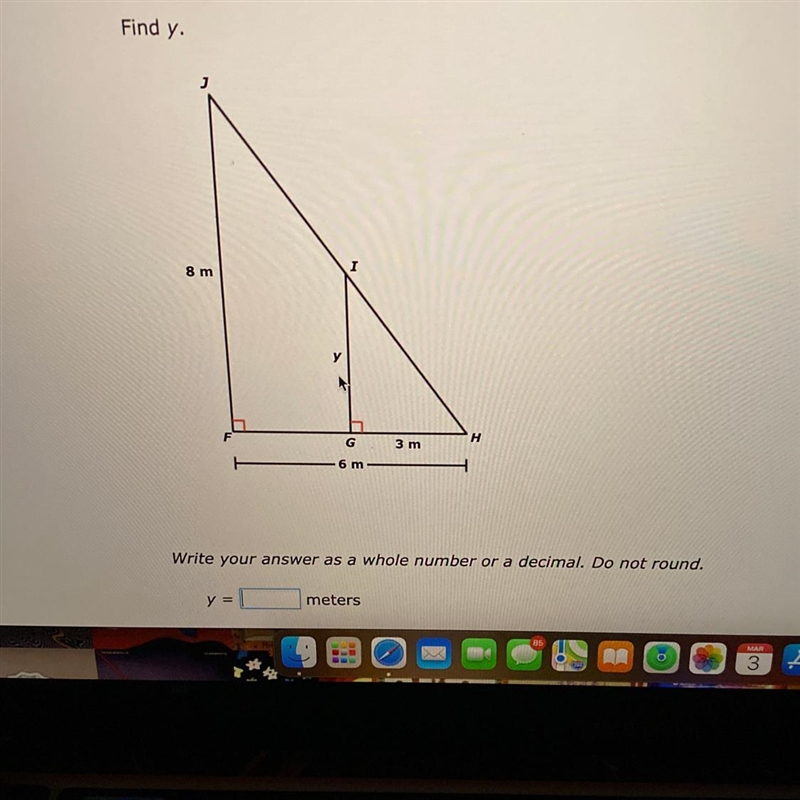 Find ywrite your answer as a whole number or decimal. do not round-example-1