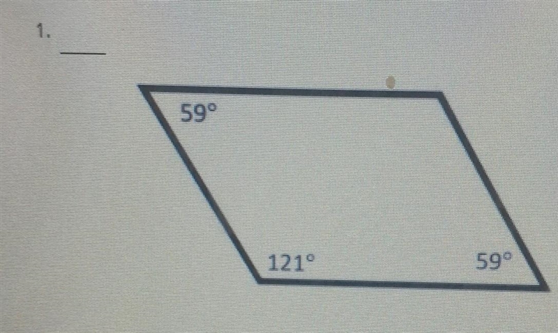 Tell whether you can prove that each quadrilateral is a parallelogram. Explain.-example-1