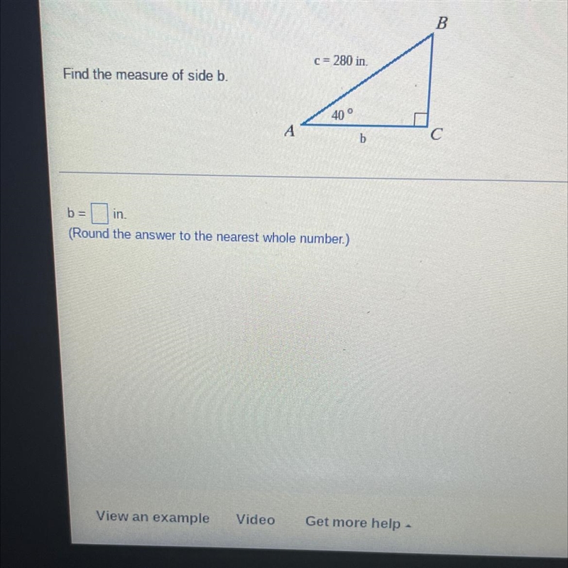 What is b? how would i find the measure of b?-example-1