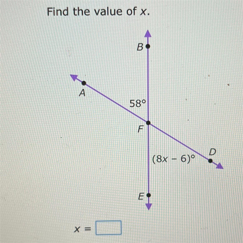 Find the value of x.-example-1