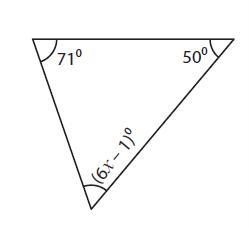 What is the measure of the missing angle? A cannot be determined B 59 degrees C 10 degrees-example-1