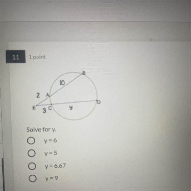 Solve fory.y = 6O O2y = 5y = 6.67оо3y = 94Previous-example-1