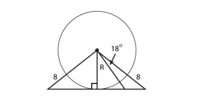 Find the measure of angle R, given that the largest triangle is a right triangle.A-example-1