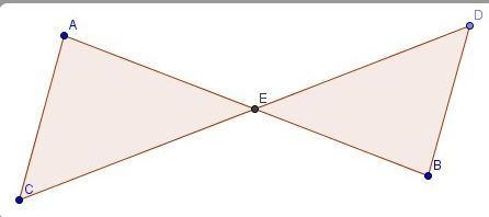 We know that the lines (AC) and (BD) are parallel.AE = 4.2 × 10^4; BE = 3.2 × 10^3; CE-example-1