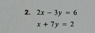 May you tell me which equation you would choose to solve for one of the variables-example-1