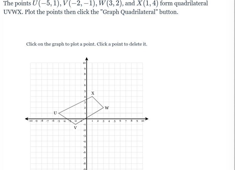 I already did the graphing part I need help with finding the slopes and lengths.-example-2