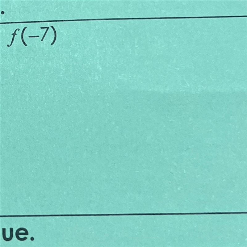 If f (x) = -3x - 2, find each value-example-1