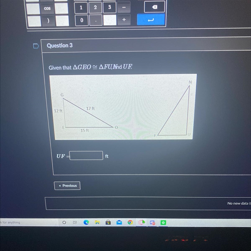 Given that GEO - FUN, Snd UF12 ft17 ftE15 ftUFEft-example-1