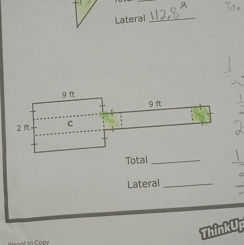 Please help me with this problem. lateral and total surface area-example-1