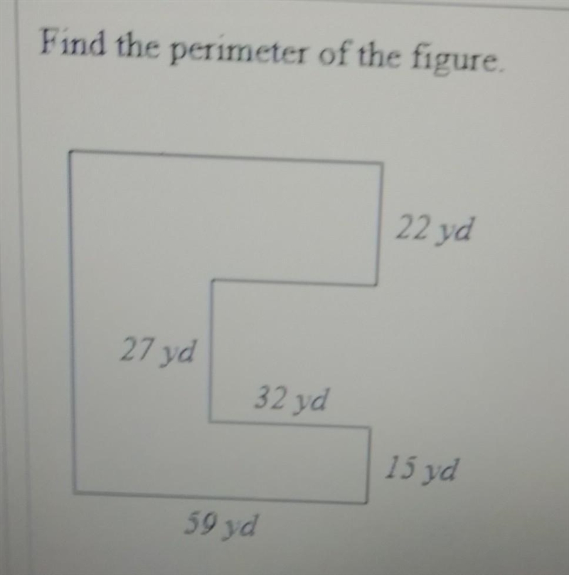 NO LINKS!! Find the perimeter of the figure part 2​-example-1