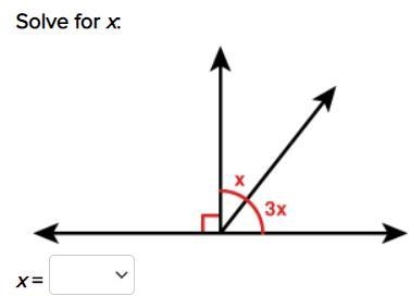 Solve for x 30 45 22.5-example-1