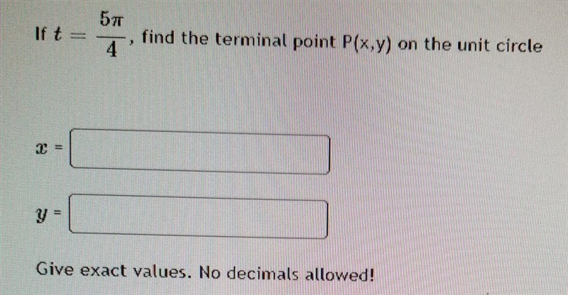 hello can you help me with this trigonometry question in the question give the exact-example-1