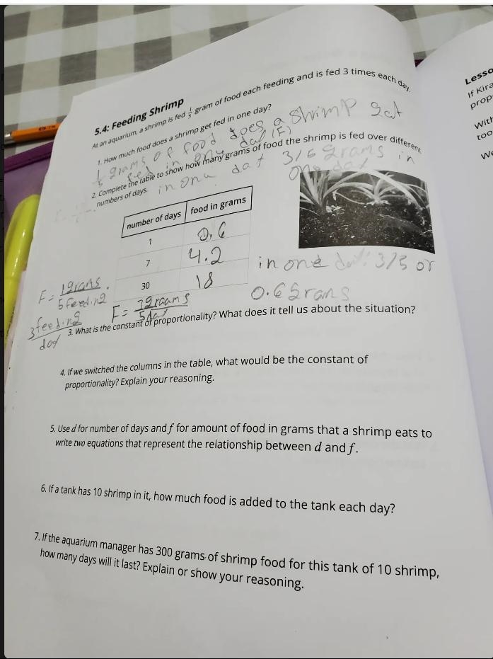 3 feeding 54C 3. What is the constant of proportionality? What does it tell us about-example-2