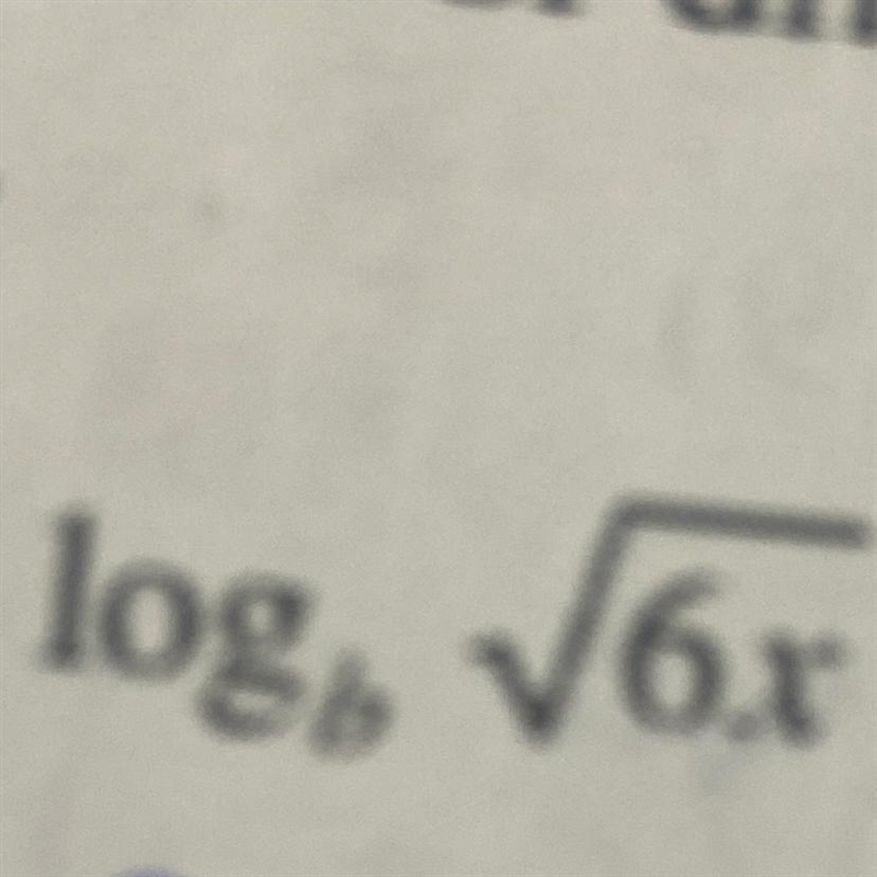 Need help for math. Write each expression as a sum or difference or multiples of logarithms-example-1