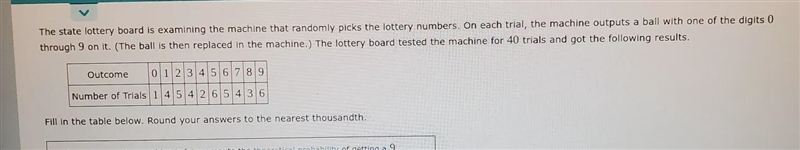 the state lottery board is examining the machine that randomly picks the lottery numbers-example-1