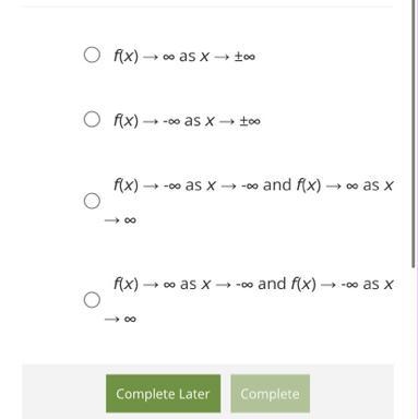 If the degree of a polynomial function is odd and the leading coefficient is positive-example-1