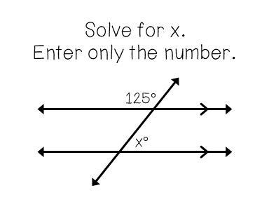 In this question, you must solve for x.-example-1