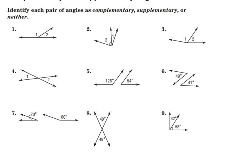 Please just state if they are agasent, supplementary, or neither!!! I need nothing-example-1